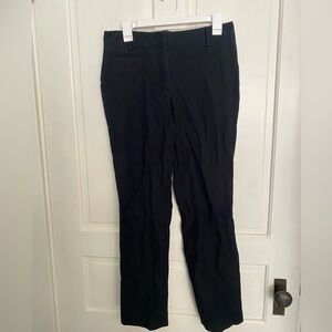 Talbots Black Straight-Leg Trousers